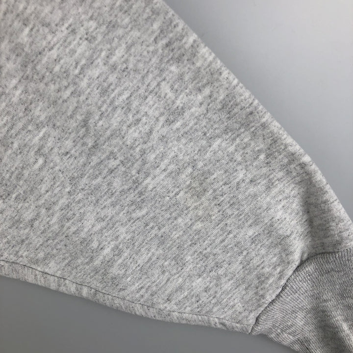 2000'S ~ Jerzees SUPER SWEATS Half-Zip Sweatshirt, Men's XL cotton white type Vintage Second Hand