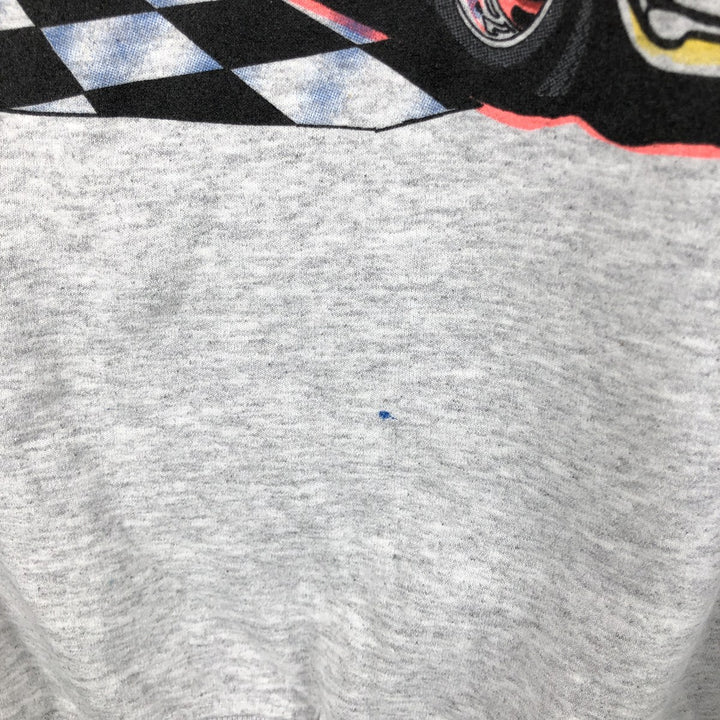 2000'S ~ Jerzees SUPER SWEATS Half-Zip Sweatshirt, Men's XL cotton white type Vintage Second Hand