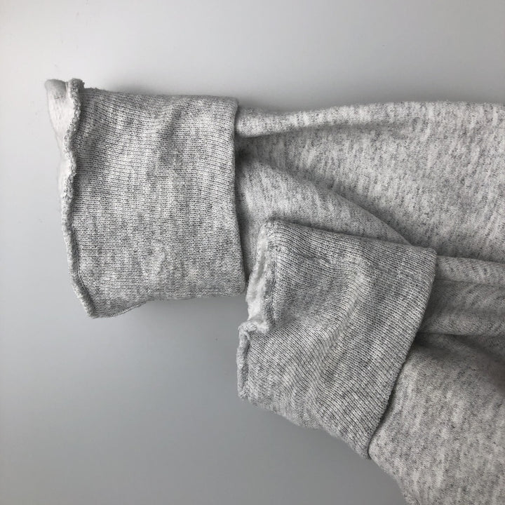 2000'S ~ Jerzees SUPER SWEATS Half-Zip Sweatshirt, Men's XL cotton white type Vintage Second Hand