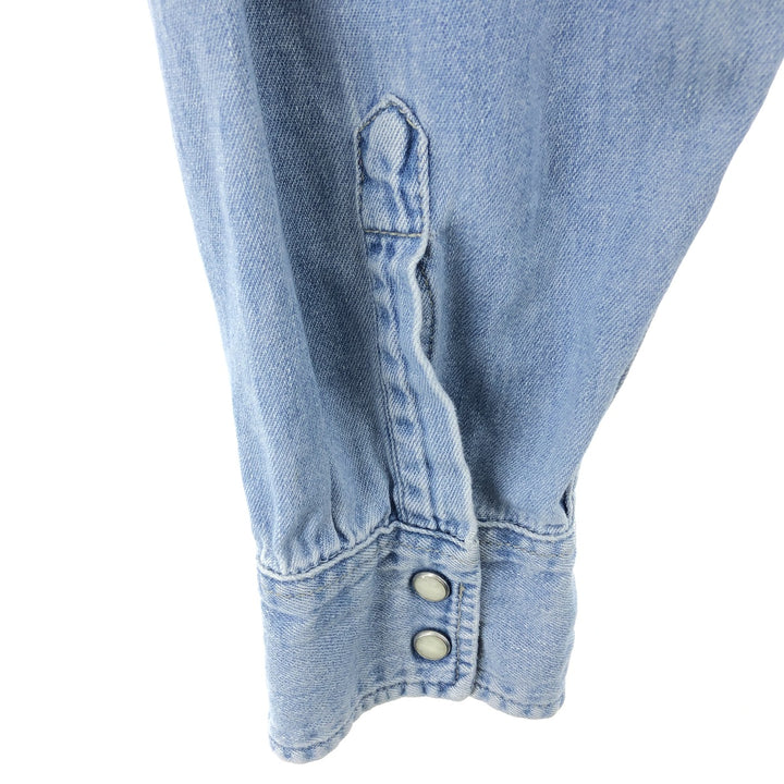 90'S Levi's Long Sleeve Denim Western Shirt Men's XL Vintage /eaa485050