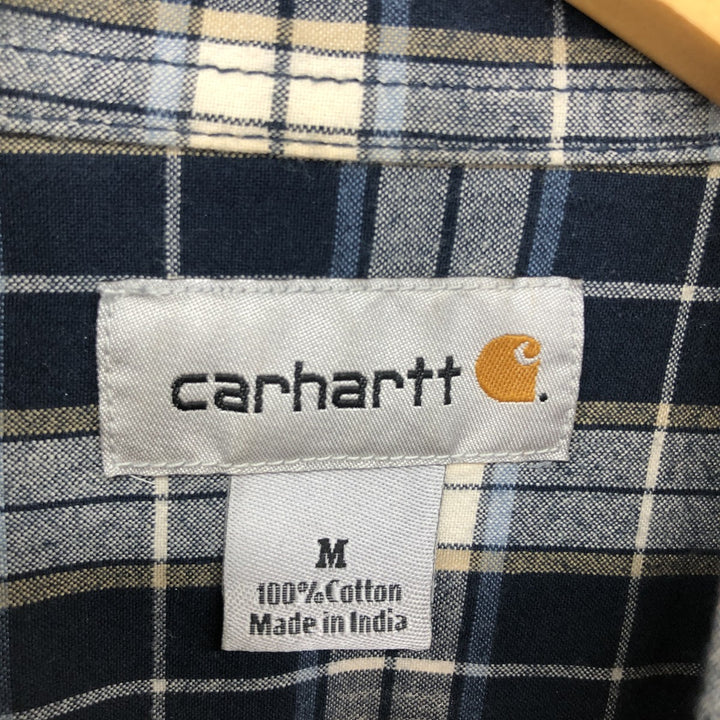 Carhartt Short Sleeve Cotton Check Shirt Men's M Size / eaa485073