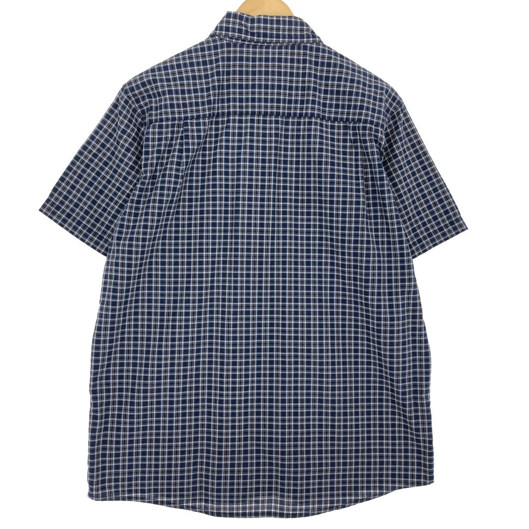 Carhartt Short Sleeve Cotton Check Shirt Men's Size L / eaa485075