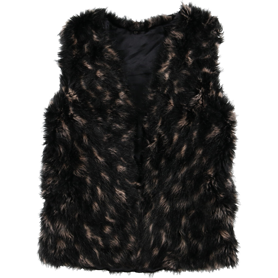 COCO CARMEN fur vest for women size M /eaa485147