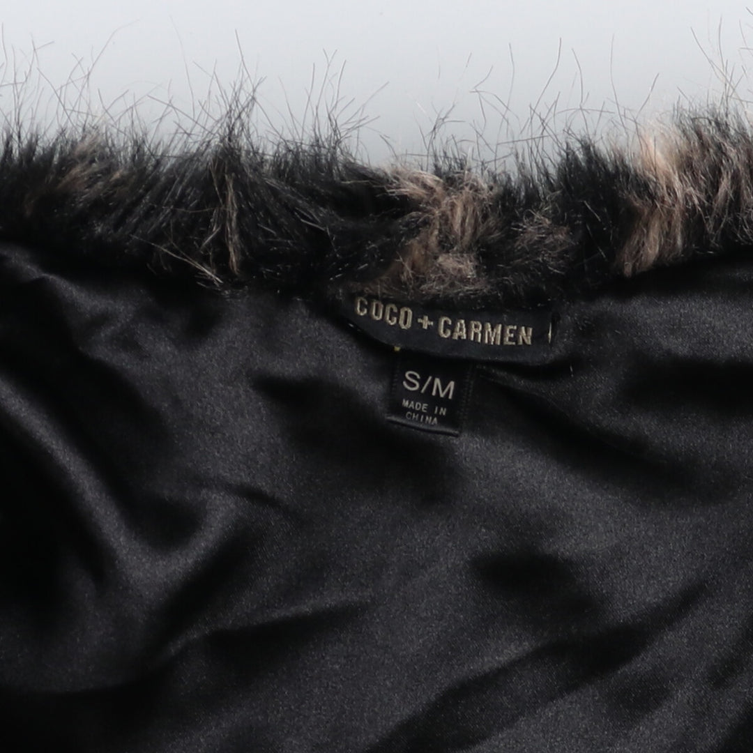 COCO CARMEN fur vest for women size M /eaa485147