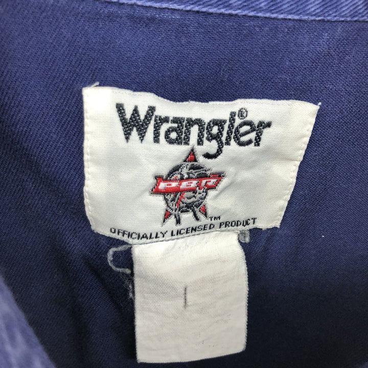 Wrangler PBR Long Sleeve Button Down Work Shirt Men's XXL / eaa485188