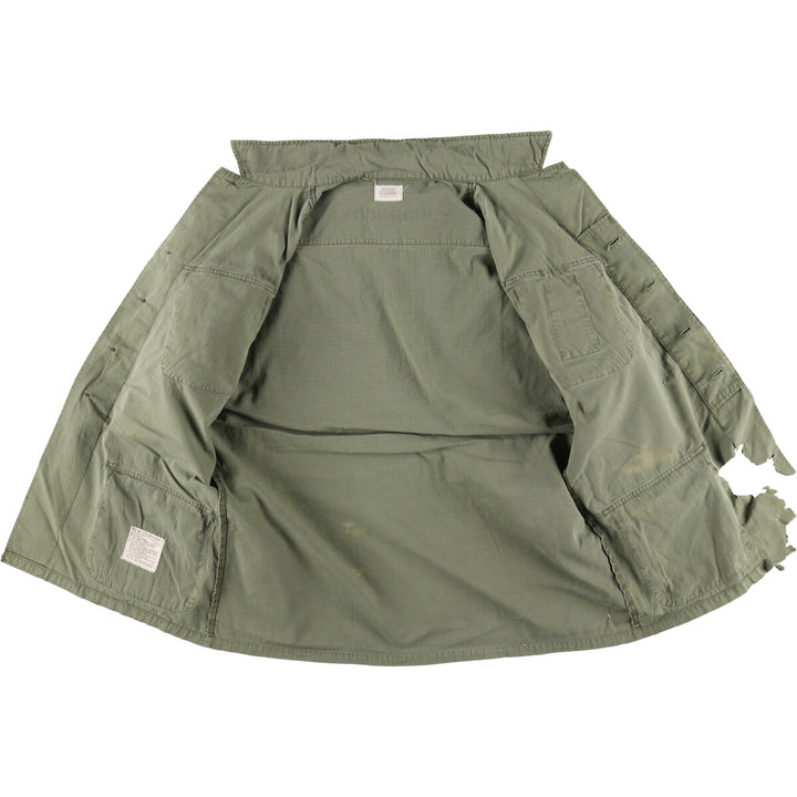 Special price for a genuine 60'S US military Jungle Fatigue 4th Military Combat Jacket, made in USA, size M for men /eaa485214