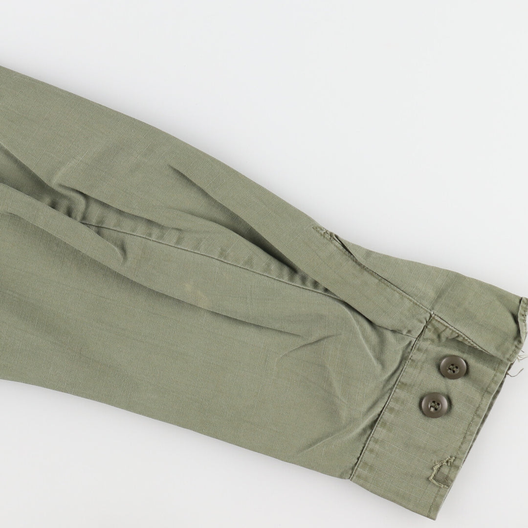 Special price for a genuine 60'S US military Jungle Fatigue 4th Military Combat Jacket, made in USA, size M for men /eaa485214