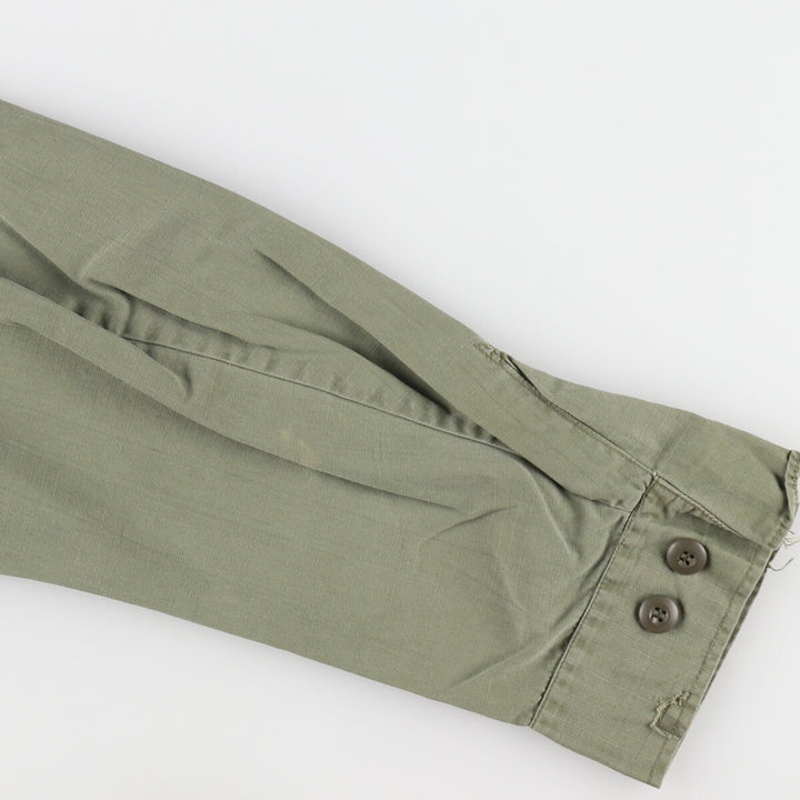 Special price for a genuine 60'S US military Jungle Fatigue 4th Military Combat Jacket, made in USA, size M for men /eaa485214