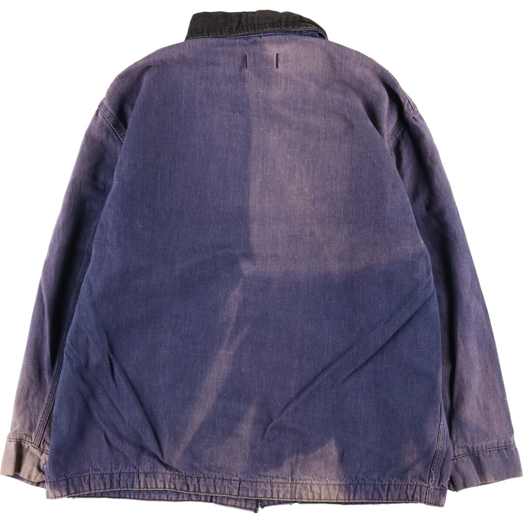 60s-70'S Madewell denim coveralls, men's XL size, vintage / eaa485327