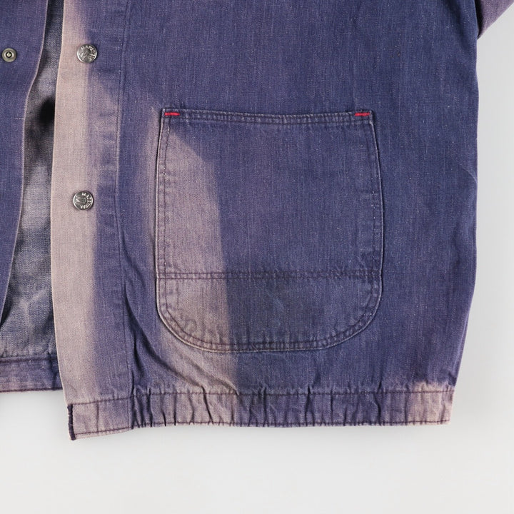 60s-70'S Madewell denim coveralls, men's XL size, vintage / eaa485327