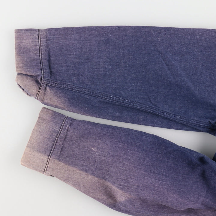 60s-70'S Madewell denim coveralls, men's XL size, vintage / eaa485327