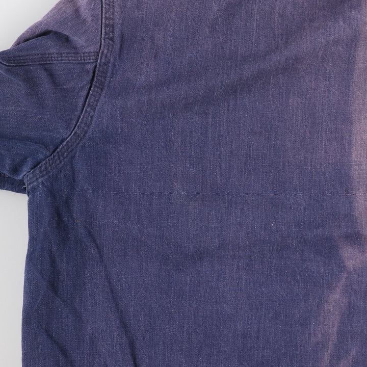 60s-70'S Madewell denim coveralls, men's XL size, vintage / eaa485327