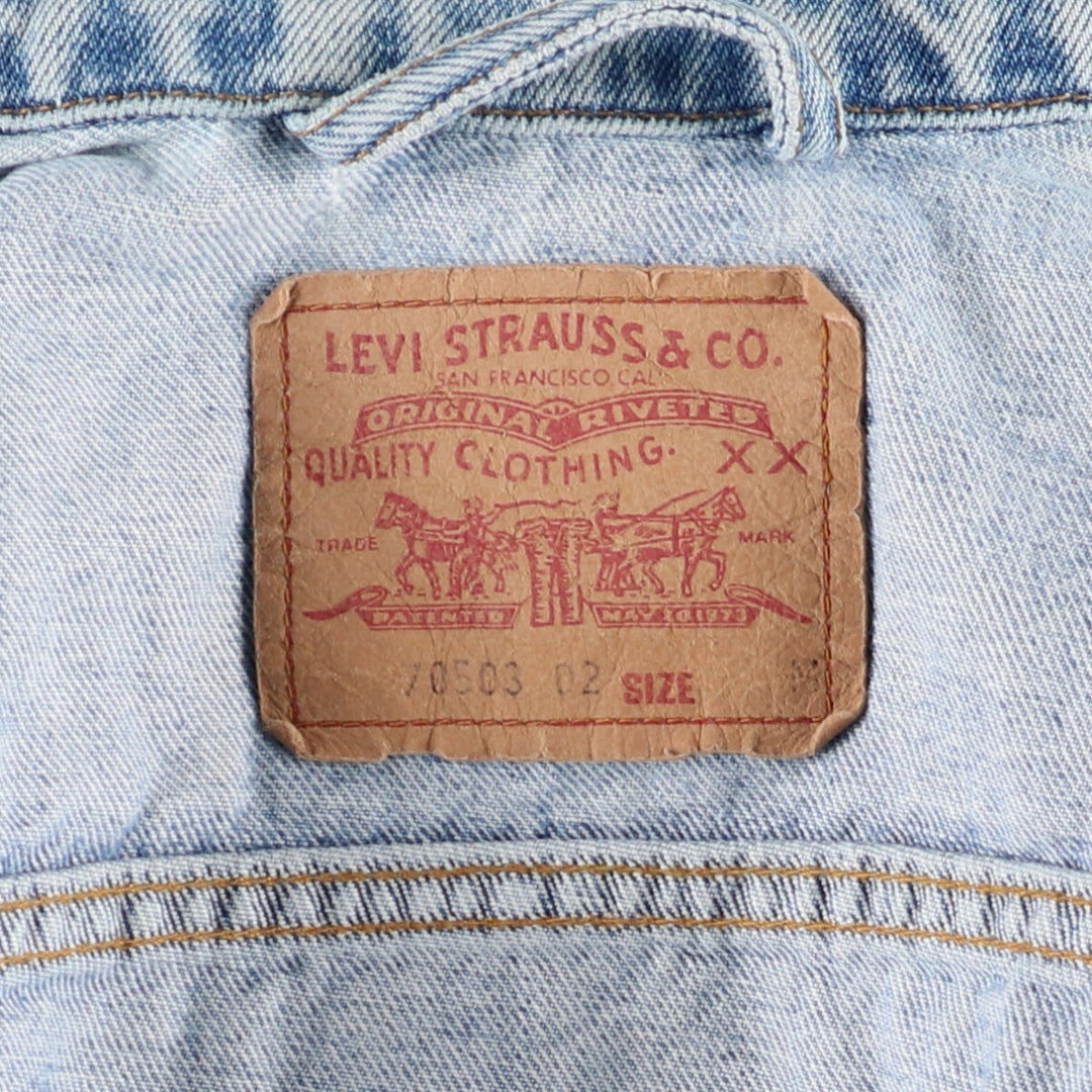 Levi's 70503-02 Euro Model Denim Jacket, G-Jean, Men's M size / eaa485341