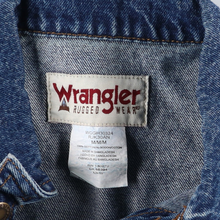 Wrangler RUGGED WEAR Denim Jacket, G-Jean, Men's M size / eaa485345