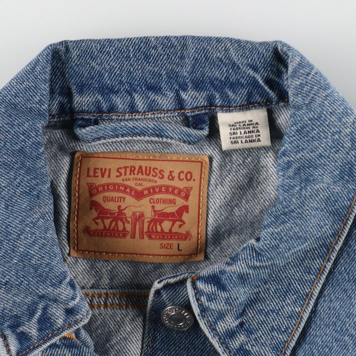 Levi's denim jacket, denim jacket, women's size L / eaa485389