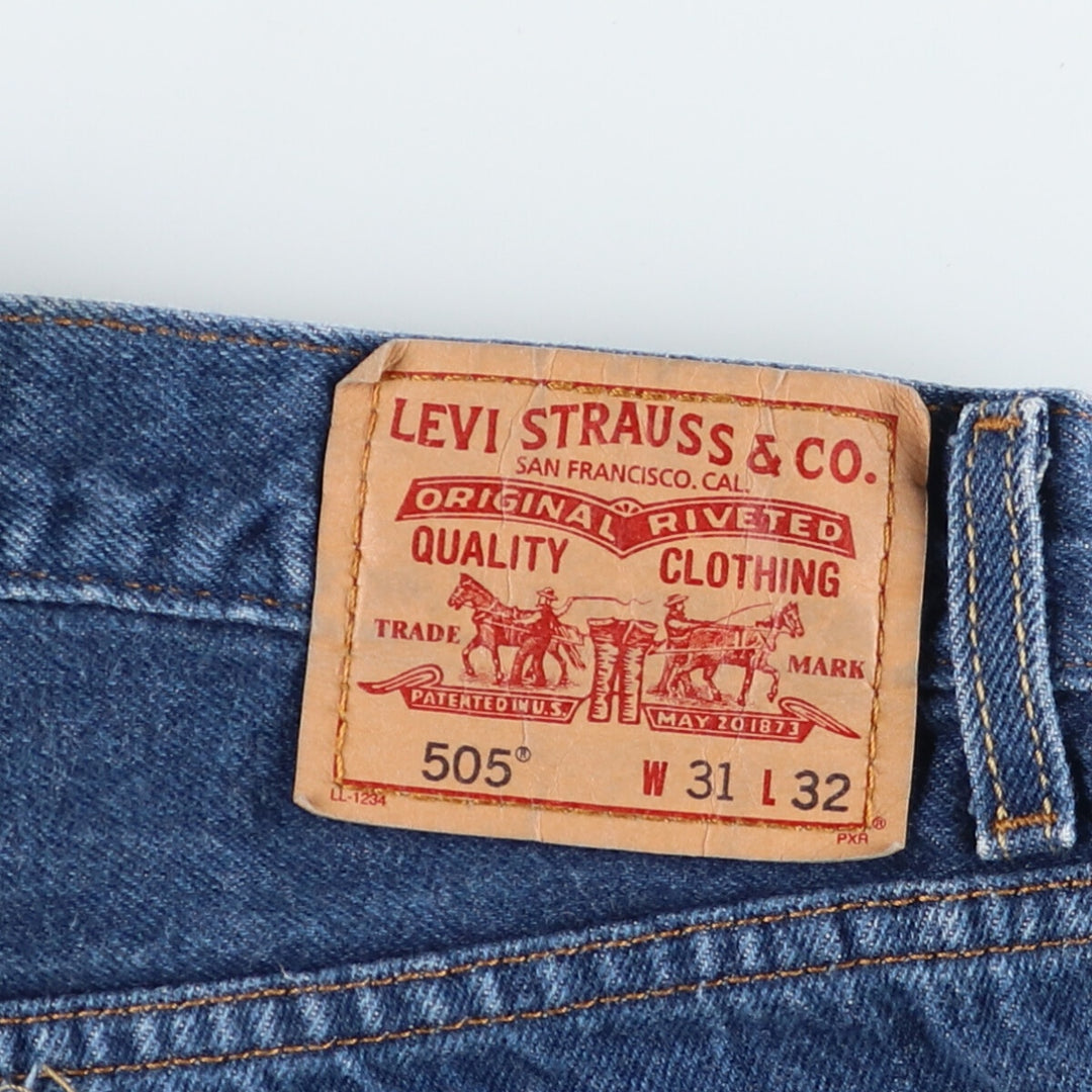 Levi's 505 REGULAR FIT tapered denim pants for men, size W32 / eaa485466