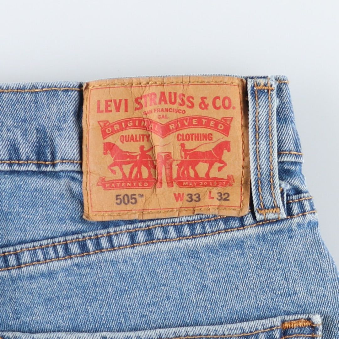 Levi's 505 tapered denim pants for men, size W33 / eaa485479