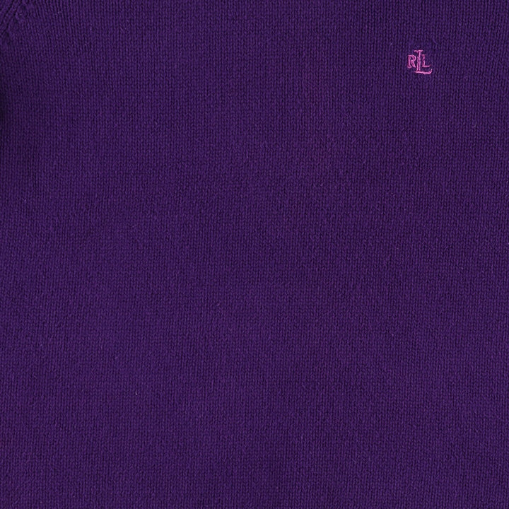 Ralph Lauren LAUREN Lauren Ribbed Turtleneck Cotton Knit Sweater Women's Size L / eaa485535