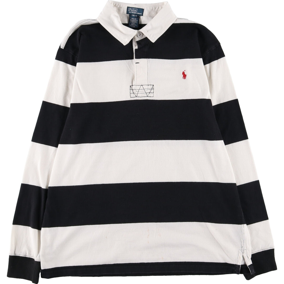 Ralph Lauren POLO by Ralph Lauren Striped Pattern Long Sleeve Rugby Shirt Women's XL /eaa485541