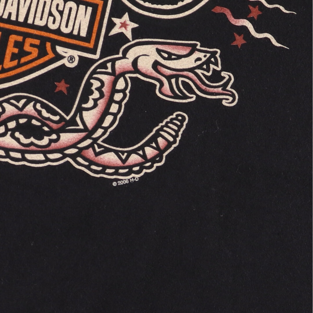 00'S Harley-Davidson Motorcycle Bike T-shirt 2XL Women's XXL equivalent /eaa485545