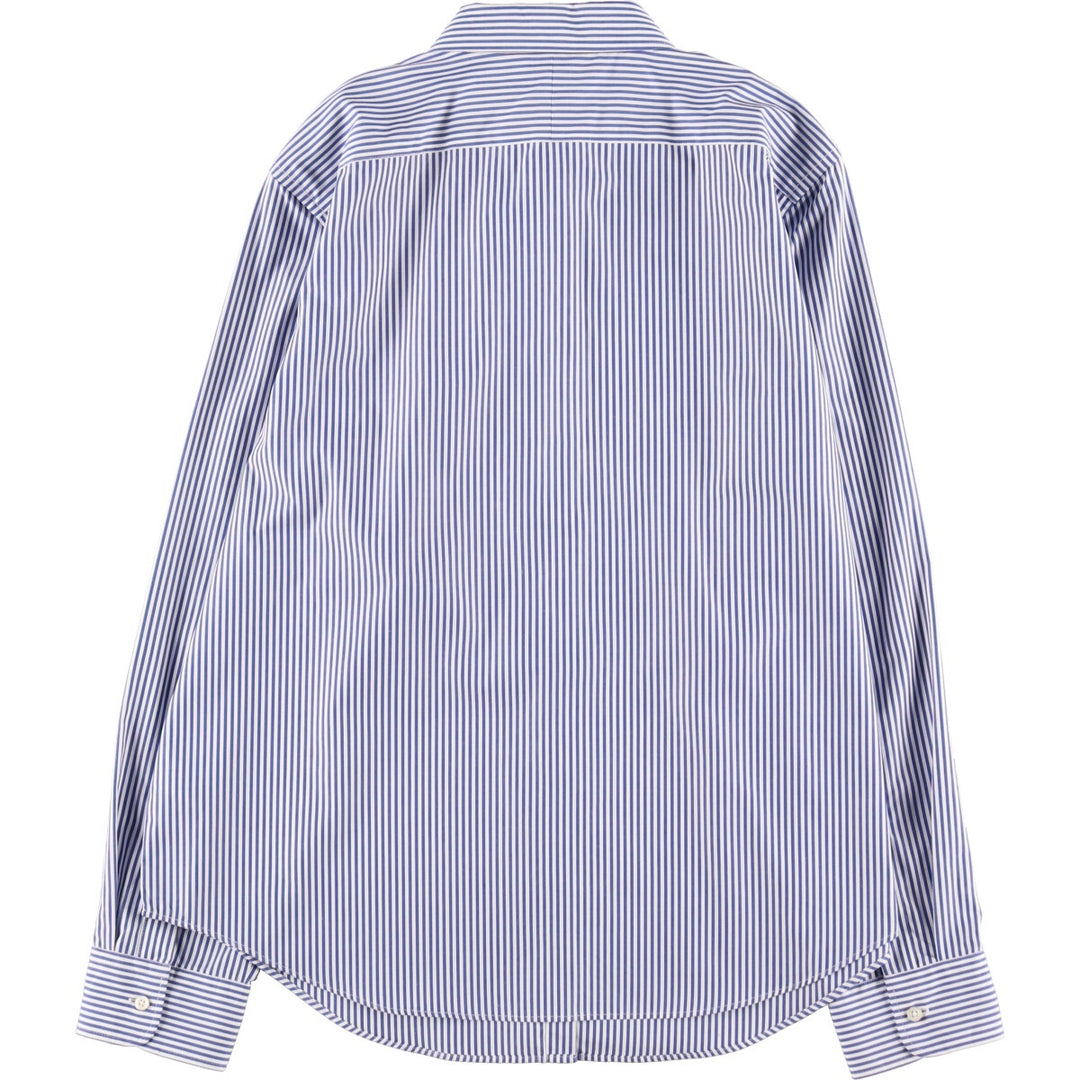 Ralph Lauren LAUREN Lauren NON IRON long sleeve striped shirt women's XL size /eaa485578