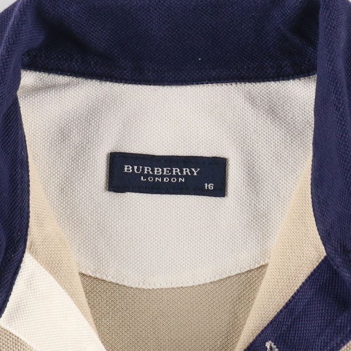 Burberry's LONDON long sleeve polo shirt for women, size M /eaa485582