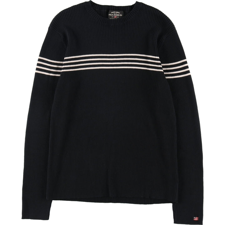 Ralph Lauren POLO JEANS COMPANY Ribbed cotton knit sweater Men's L size / eaa485585