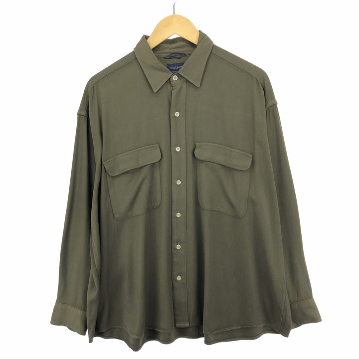 GANT Long Sleeve Rayon Shirt Men's XL Size /eaa485593