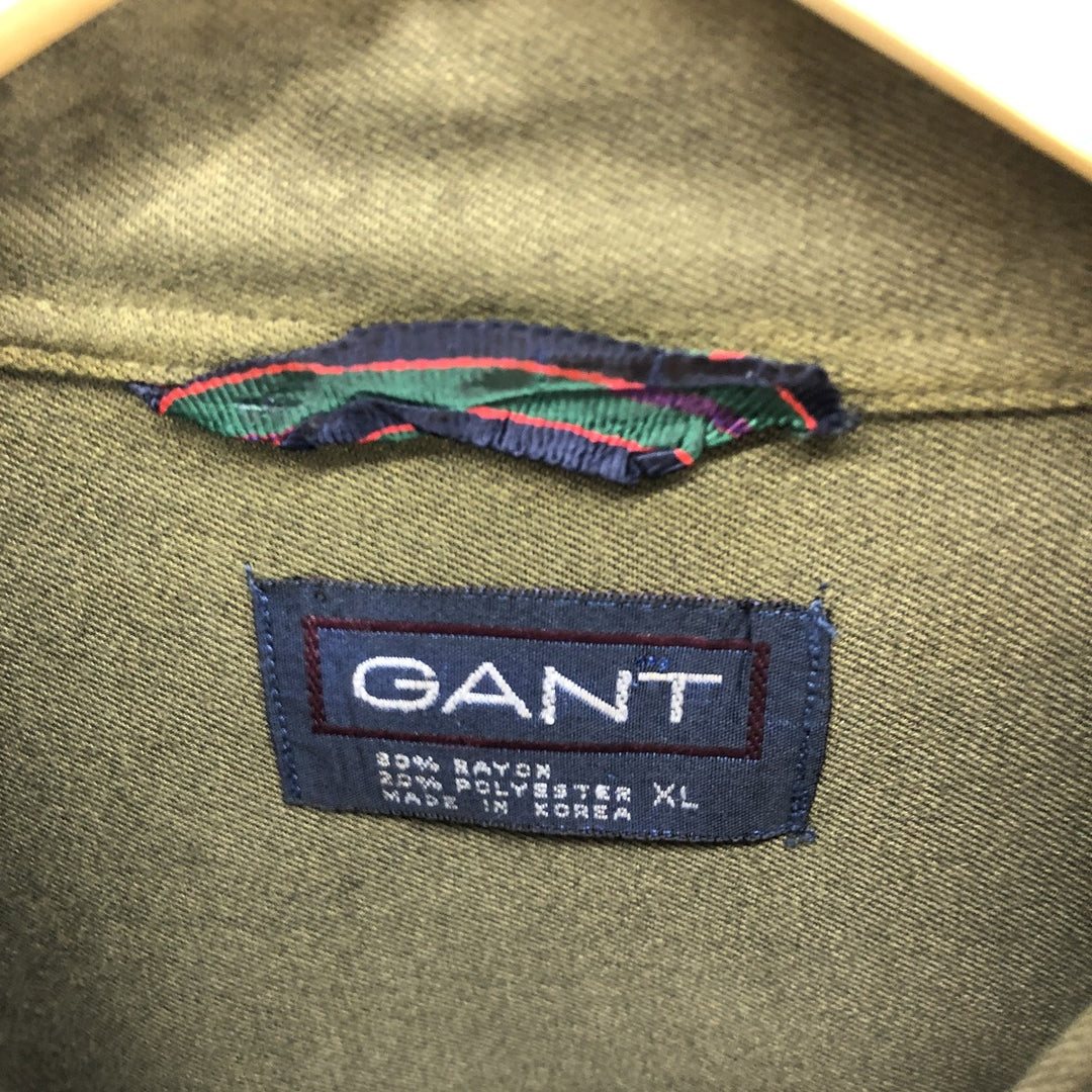 GANT Long Sleeve Rayon Shirt Men's XL Size /eaa485593