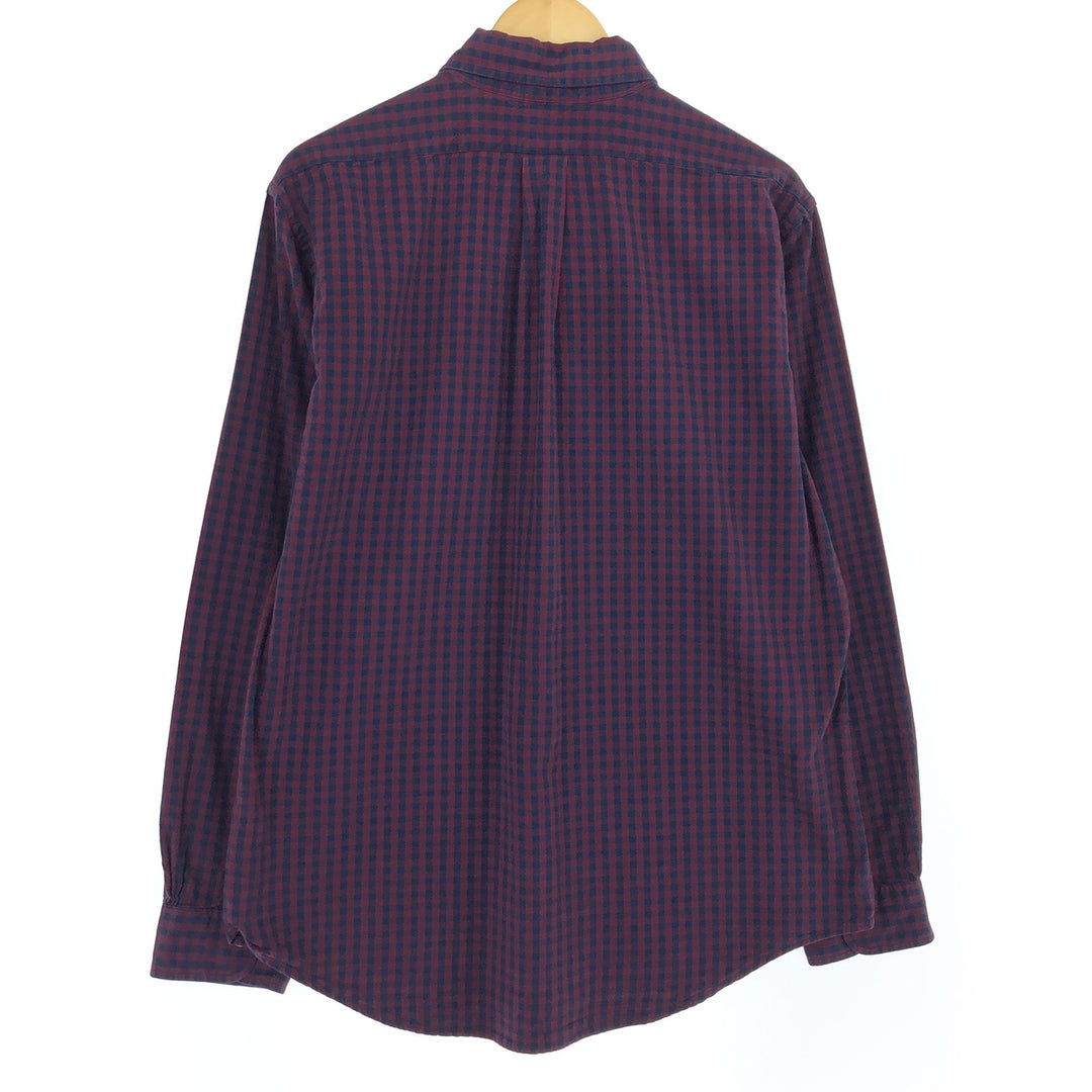 Brooks Brothers Est.1818 Gingham Check Long Sleeve Button-Down Check Shirt Men's Size L / eaa485660