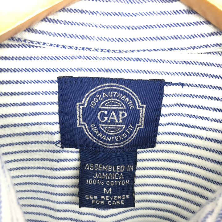 90'S GAP Old Gap Long Sleeve Cotton Striped Shirt Men's M Size Vintage /eaa485662