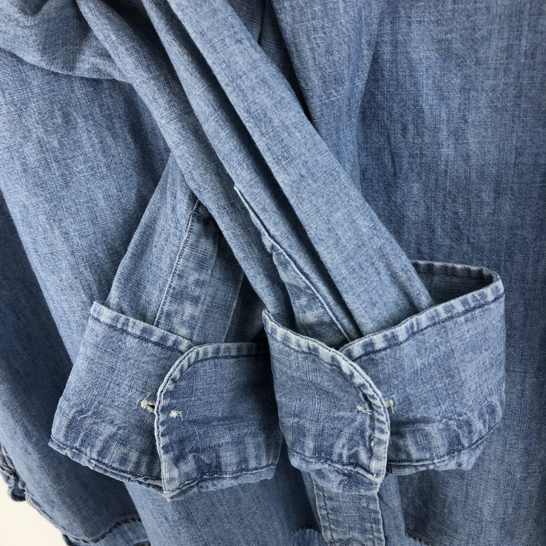 Ralph Lauren Long Sleeve Button Down Chambray Shirt Men's XL / eaa485735