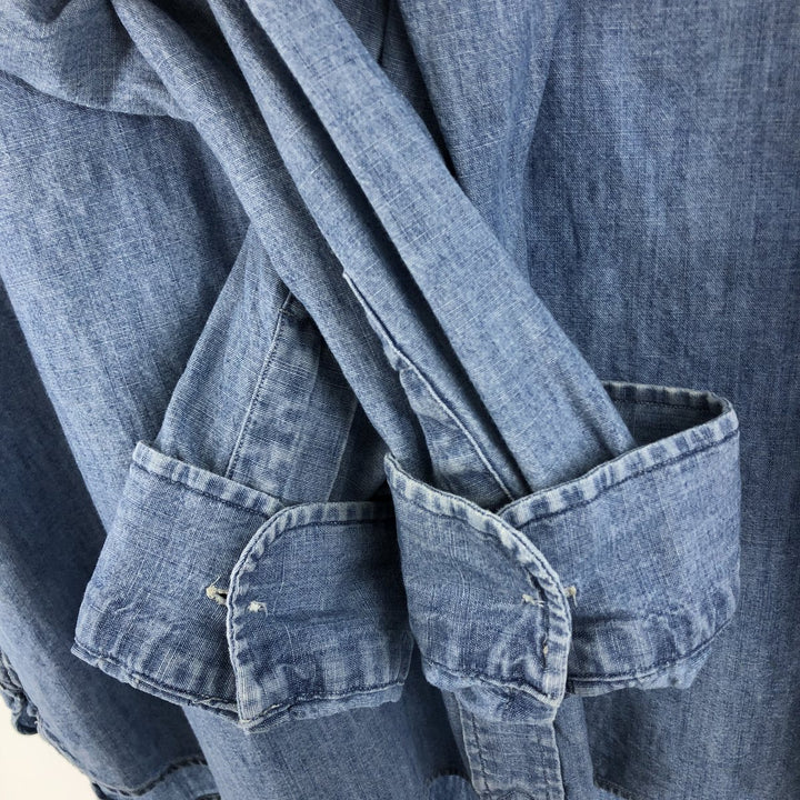 Ralph Lauren Long Sleeve Button Down Chambray Shirt Men's XL / eaa485735