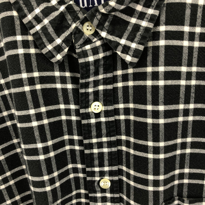 90'S GAP Old Gap Long Sleeve Cotton Check Shirt Men's XL Vintage /eaa485750