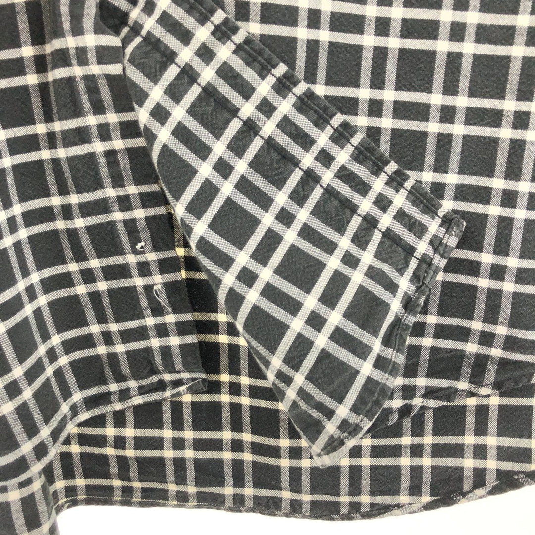 90'S GAP Old Gap Long Sleeve Cotton Check Shirt Men's XL Vintage /eaa485750