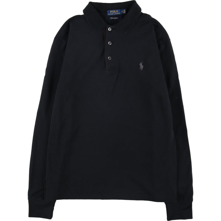 Ralph Lauren POLO RALPH LAUREN CUSTOM SLIM FIT long sleeve polo shirt men's M equivalent /eaa485768