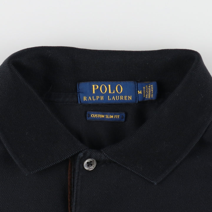 Ralph Lauren POLO RALPH LAUREN CUSTOM SLIM FIT long sleeve polo shirt men's M equivalent /eaa485768