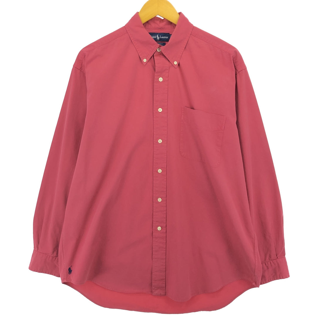 Ralph Lauren BIG SHIRT Long sleeve button down shirt Men's M size / eaa485793