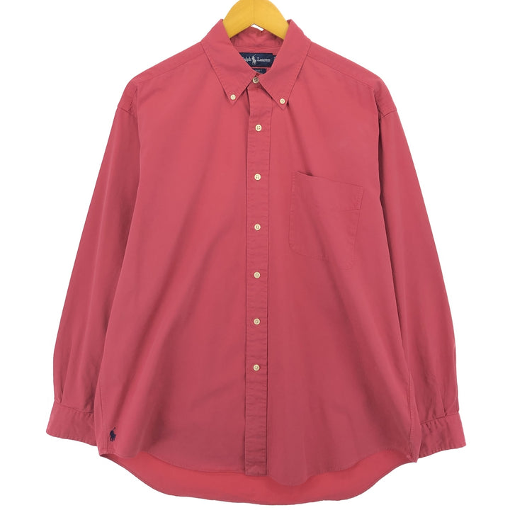 Ralph Lauren BIG SHIRT Long sleeve button down shirt Men's M size / eaa485793