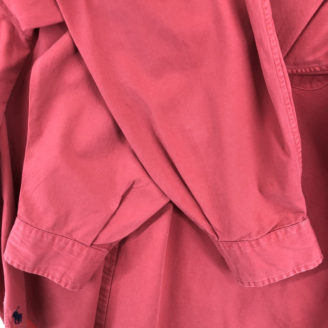 Ralph Lauren BIG SHIRT Long sleeve button down shirt Men's M size / eaa485793