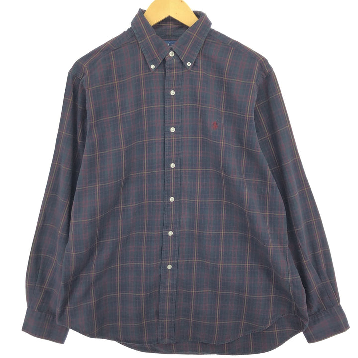 Ralph Lauren Classic Fit Long Sleeve Button Down Check Shirt Men's Size L / eaa485796