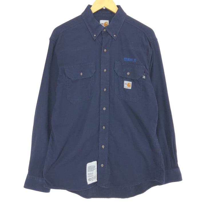 Carhartt FR Series Long Sleeve Button Down Work Shirt Men's M Size / eaa485802