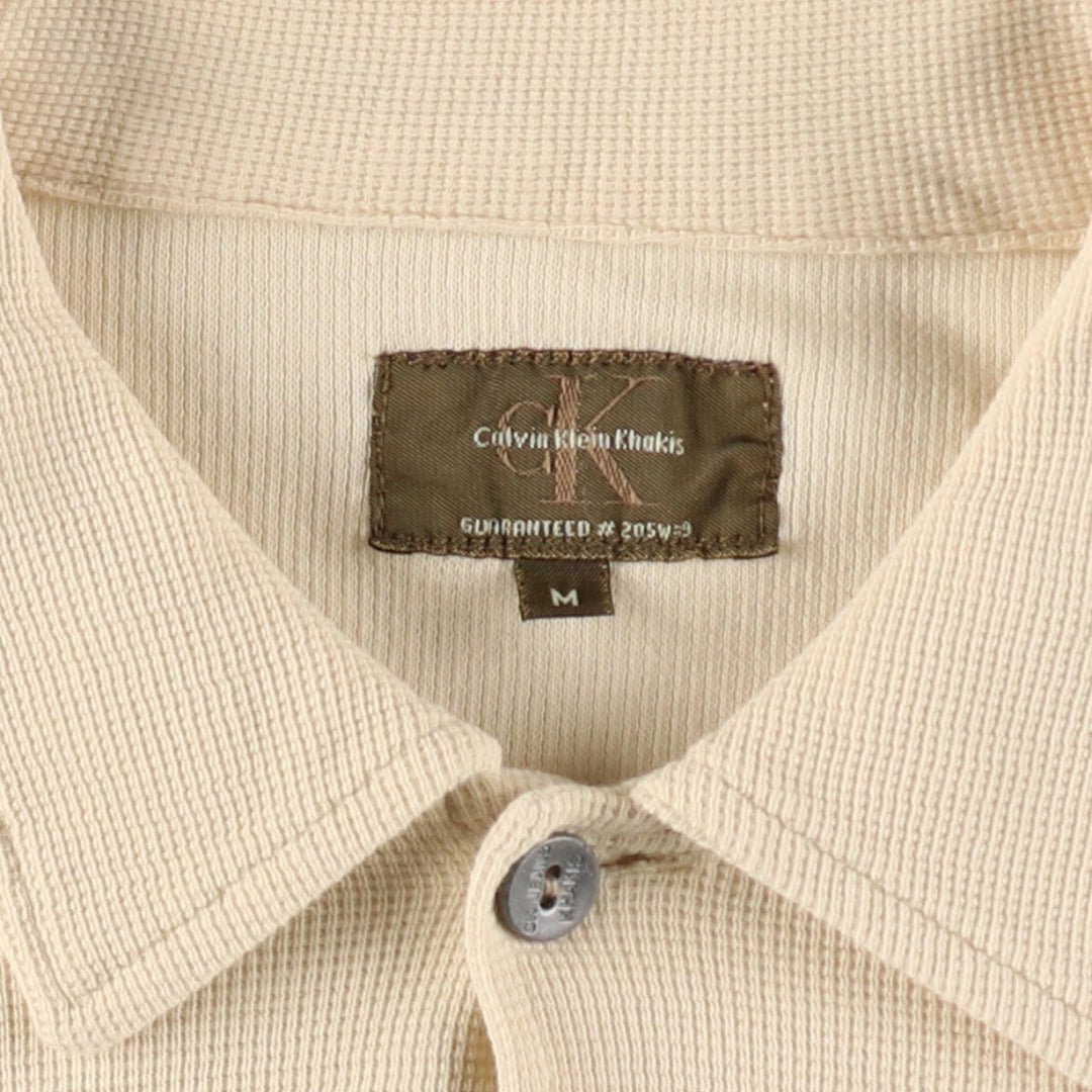 90'S Calvin Klein long sleeve shirt, men's size M, vintage / eaa485831