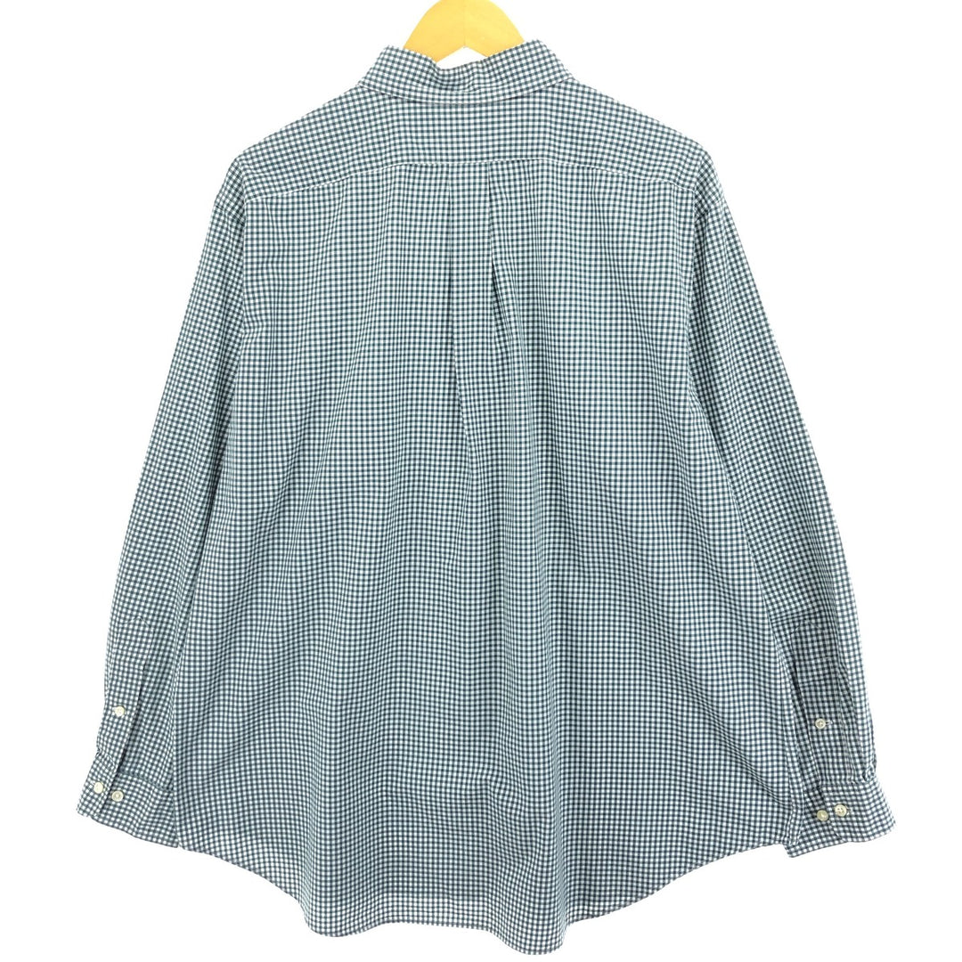 Ralph Lauren Classic Fit Gingham Check Long Sleeve Button Down Check Shirt Men's XL / eaa485842