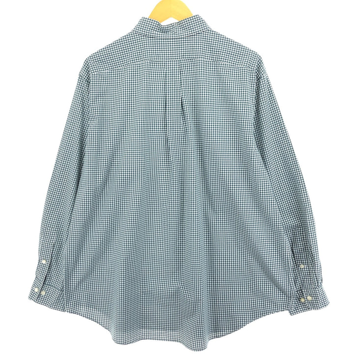Ralph Lauren Classic Fit Gingham Check Long Sleeve Button Down Check Shirt Men's XL / eaa485842