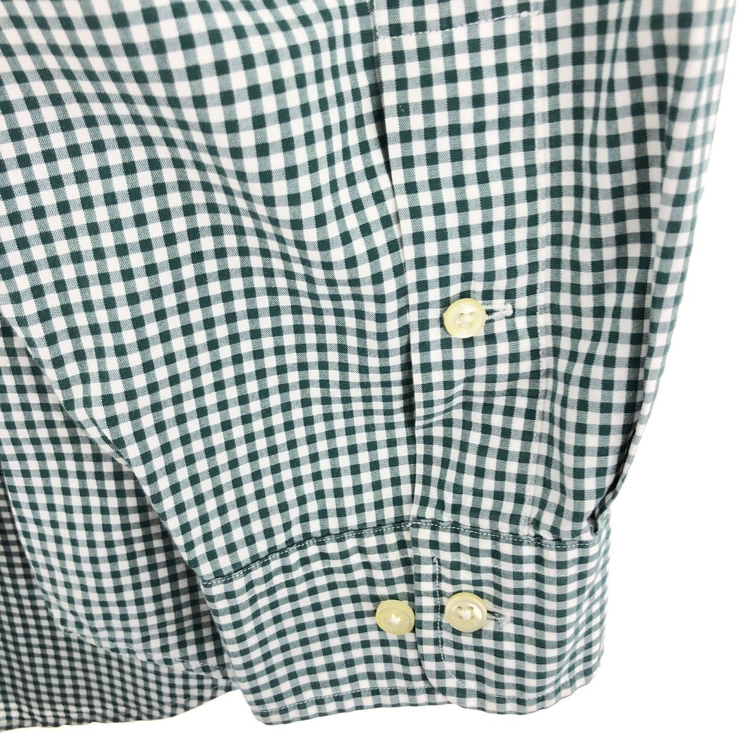 Ralph Lauren Classic Fit Gingham Check Long Sleeve Button Down Check Shirt Men's XL / eaa485842