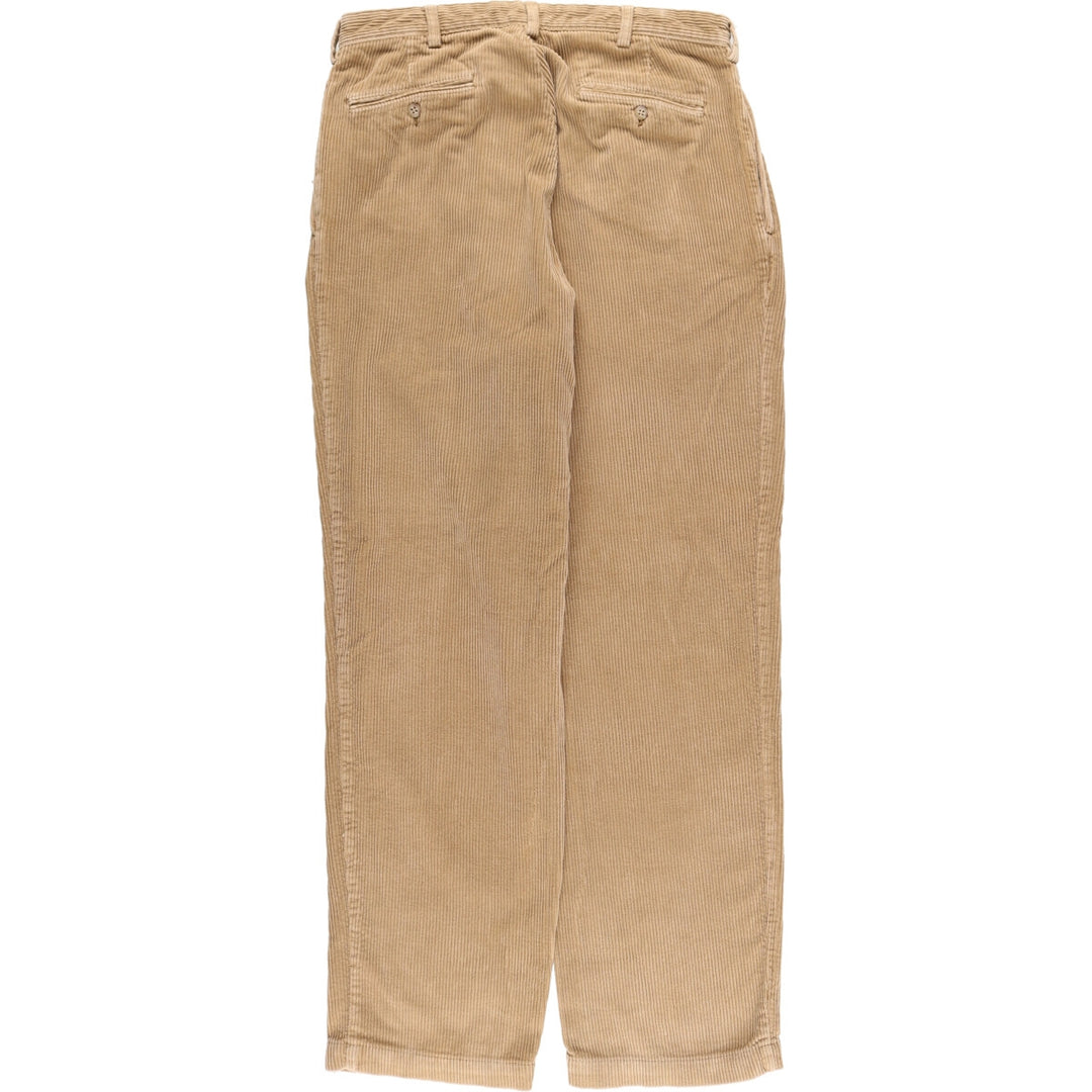 Ralph Lauren POLO by Ralph Lauren wide ribbed two-pleat corduroy pants for men, size W33 / eaa485962