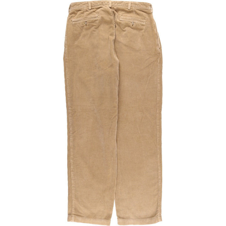 Ralph Lauren POLO by Ralph Lauren wide ribbed two-pleat corduroy pants for men, size W33 / eaa485962