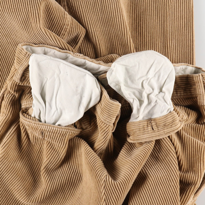 Ralph Lauren POLO by Ralph Lauren wide ribbed two-pleat corduroy pants for men, size W33 / eaa485962