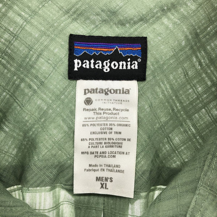 Patagonia 53315SP11 Check Pattern Short Sleeve Poly Shirt Men's XL / eaa486003